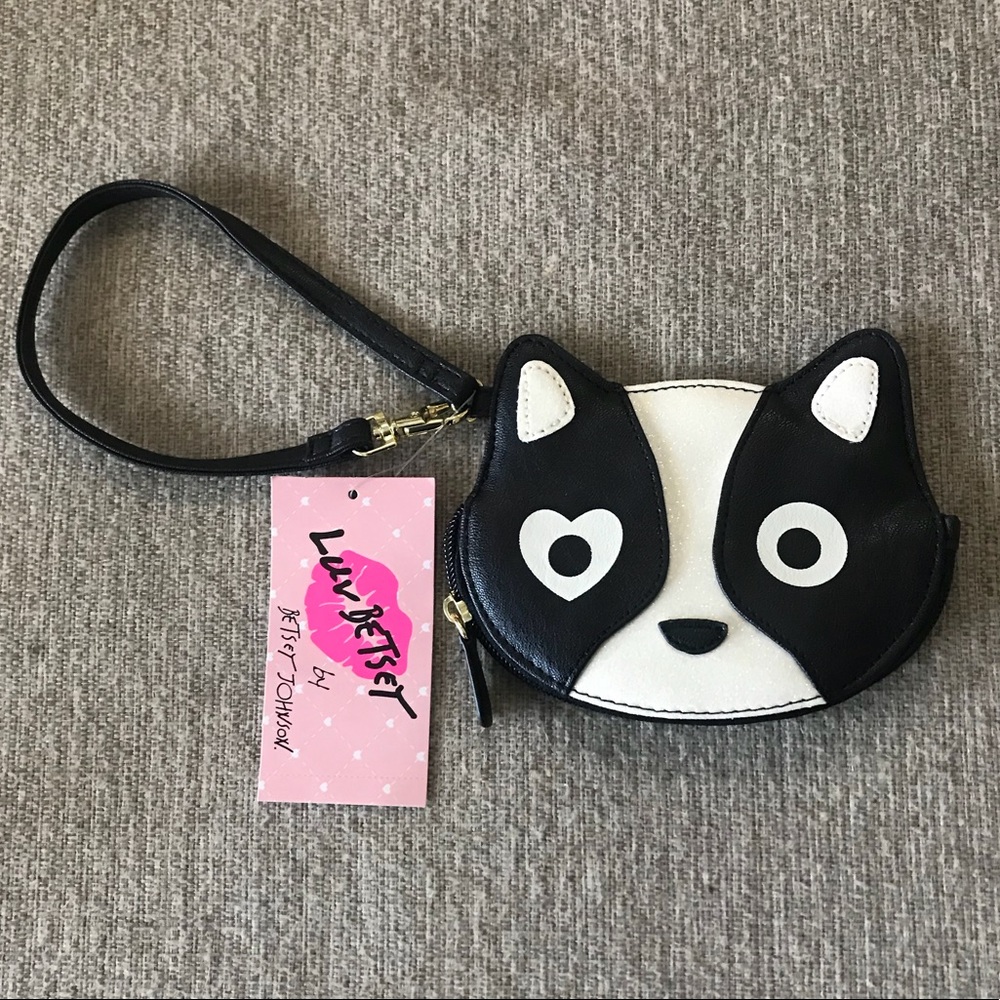 Betsey Johnson French Bulldog Coin Purse